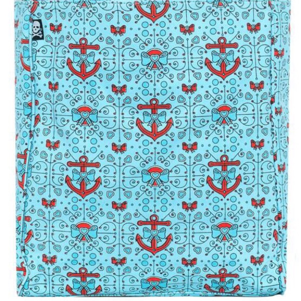 🌺Sourpuss Turquoise Lovely Anchors Tote Bag - Picture 5 of 7